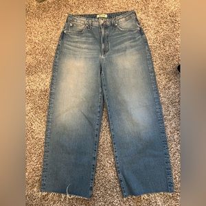 Madewell The Curvy Perfect Vintage Wide Leg Crop Jean